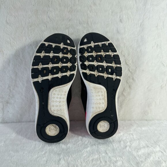 Under Armour Womens Charged Rogue 2 Running Shoes Not for Sale Markings BlK/PK - Picture 4 of 9